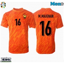 France Mike Maignan #16 Goalkeeper Replica Away Shirt Euro 2024 Short Sleeve